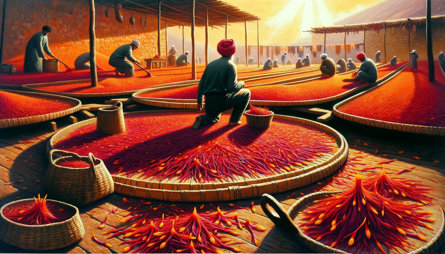 Cultivating Saffron: The Labor-Intensive Harvesting Process