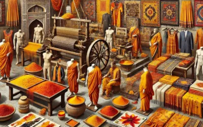 Saffron’s Influence on Fashion and Textiles: A Colorful History